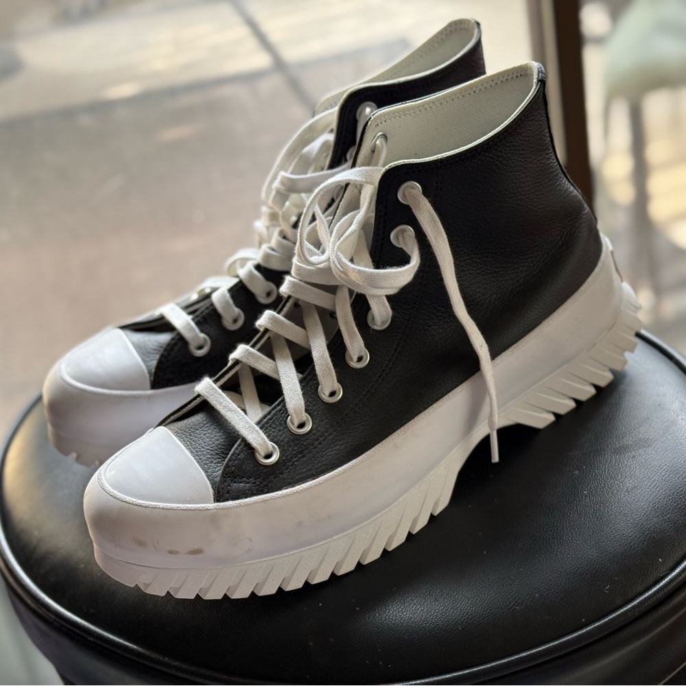Converse Black and White High-Top Sneakers
